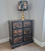 Decoratief koloniaal houten kastje – handgemaakt, Huis en Inrichting, Kasten | Ladekasten, Ophalen, 25 tot 50 cm, Minder dan 50 cm