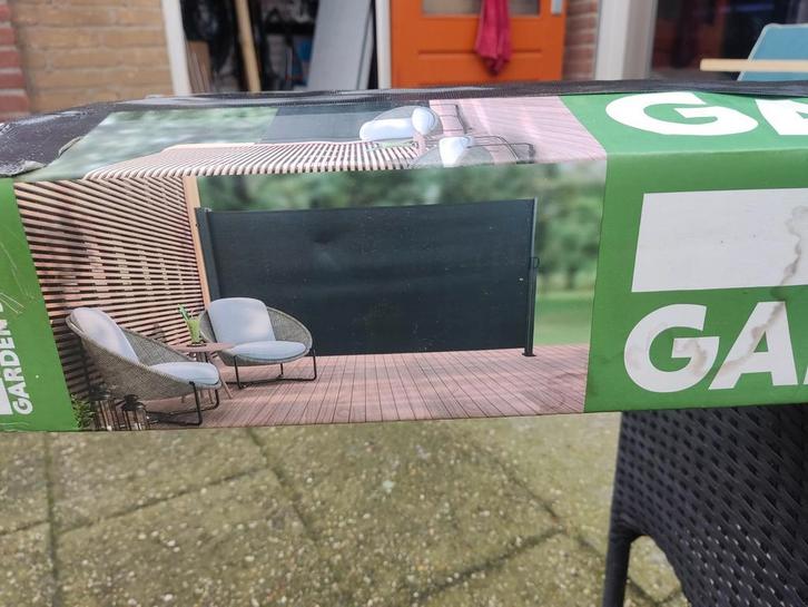 Uittrekbaar Windscherm - Antraciet - 300x140 cm nieuw, Tuin en Terras, Tuinschermen, Nieuw, 150 tot 200 cm, 200 cm of meer, Ophalen