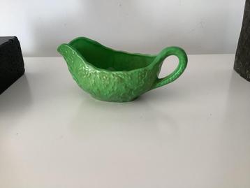 CARLTON WARE Jaren 50 Vintage sauskom in de vorm v. koolblad beschikbaar voor biedingen