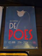 Emaille bord 10-jarig Jubileum Brouwerij de Poes, Ophalen of Verzenden, Nieuw, Reclamebord, Plaat of Schild, Overige merken