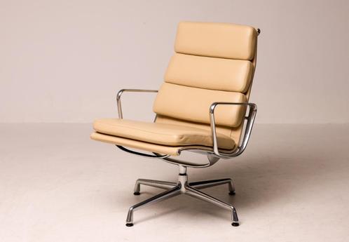 Eames EA 216, softpad, Vitra, Aluminium group, modern design, Huis en Inrichting, Stoelen, Zo goed als nieuw, Vijf, Zes of meer stoelen