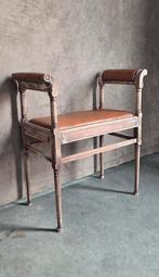 Prachtig brocante piano bankje zitje kruk orgelbankje !, Ophalen