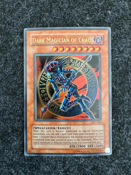 Dark Magician of Chaos IOC-065, Hobby en Vrije tijd, Verzamelkaartspellen | Yu-gi-Oh!, Gebruikt, Losse kaart, Ophalen of Verzenden