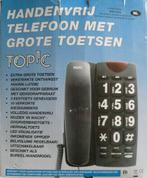 Topic Seniorentelefoon (Grote toetsen, z.g.a.n.), Telecommunicatie, Vaste telefoons | Niet Draadloos, Ophalen of Verzenden, Zo goed als nieuw