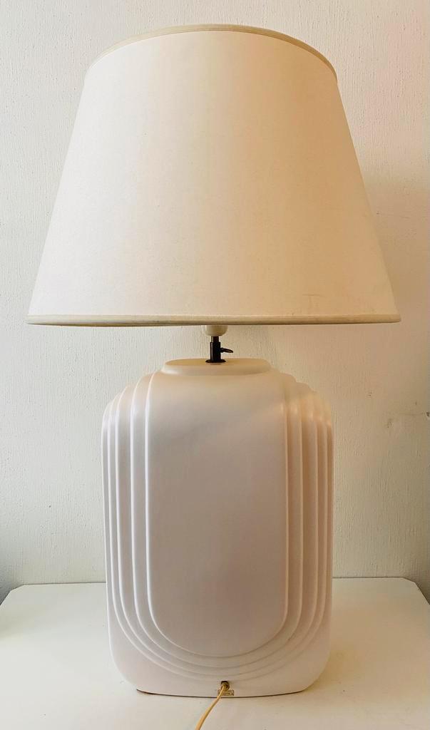 Kostka France grote porseleinen tafellamp , jaren 80, Huis en Inrichting, Lampen | Tafellampen, Gebruikt, 50 tot 75 cm, Overige materialen