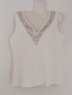 YOU topje maat 46, Kleding | Dames, Wit, Maat 46/48 (XL) of groter, Ophalen of Verzenden, Zonder mouw