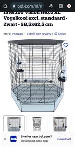 Kooi + standaard, Ophalen, Zo goed als nieuw, Metaal, Vogelkooi