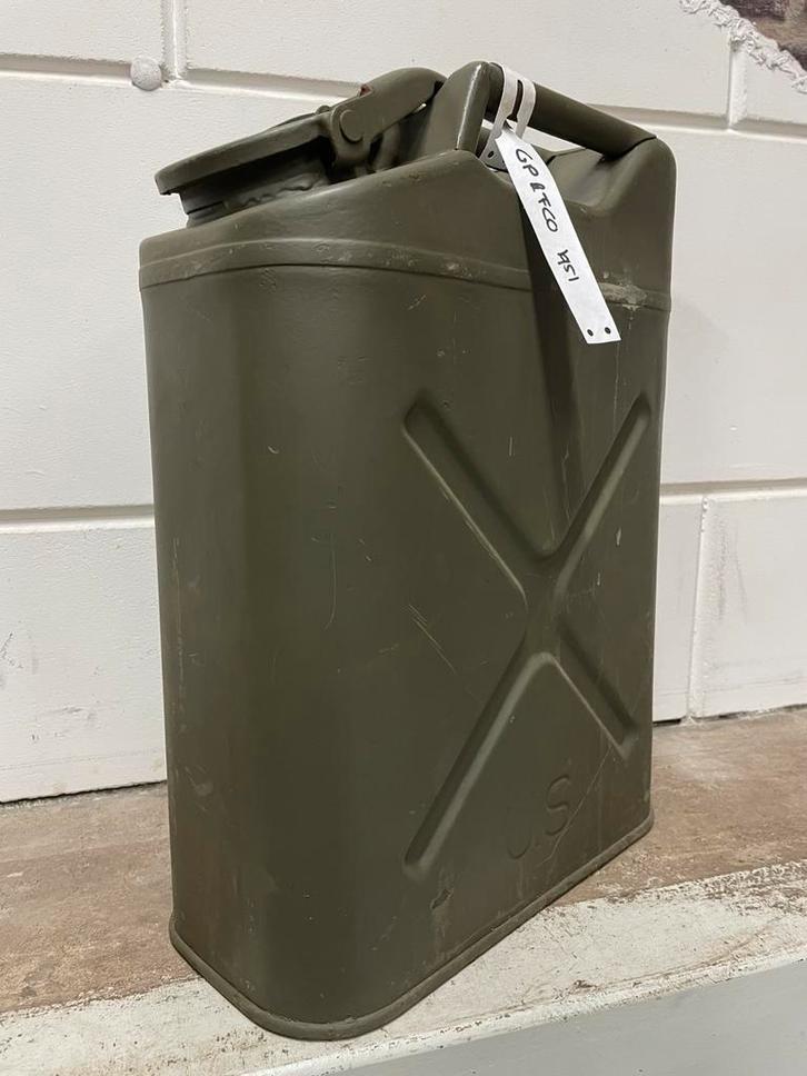 US Water Jerrycan G.P. & F.CO. 1951, Verzamelen, Militaria | Algemeen, Landmacht, Amerika, Ophalen of Verzenden