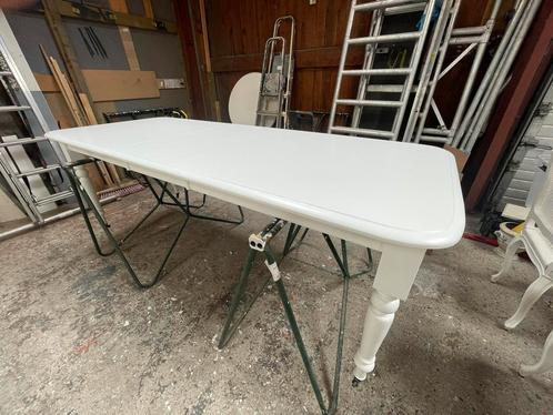 6 persoons eetkamertafel, Huis en Inrichting, Tafels | Eettafels, Gebruikt, 200 cm of meer, 200 cm of meer, Vijf personen of meer