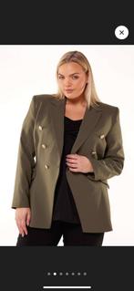 Zgan kaki legergroen colbert jasjs blazer M&S Mode mt. 48, Ophalen of Verzenden, Zo goed als nieuw, Maat 46/48 (XL) of groter