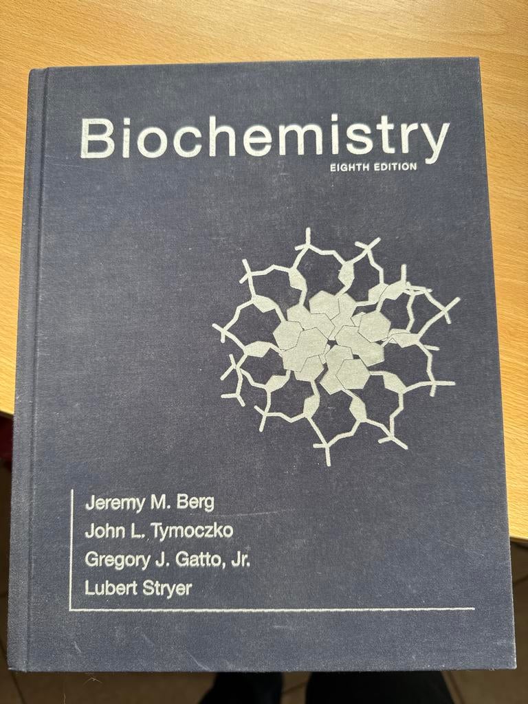Biochemistry - Berg, Tymoczko, Stryer (8e editie), Boeken, Ophalen of Verzenden, Beta, Zo goed als nieuw, HBO