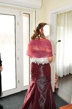 Italiaanse designer trouwjurk – Linea Raffaelli - Maat 44, Ophalen, Trouwjurk, Wit, Zo goed als nieuw