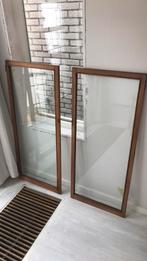 Mooie oude ramen voor een kast, Doe-het-zelf en Verbouw, Glas en Ramen, Ophalen, Gebruikt, Minder dan 80 cm, Minder dan 80 cm