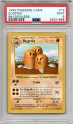 Dugtrio Shadowless Psa 9 Base set 1999, Ophalen of Verzenden, Zo goed als nieuw