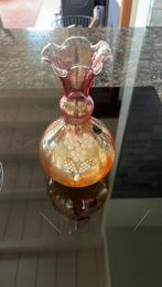 Murano vaasje Linea Mary met pareltjes belegd, Ophalen of Verzenden