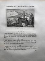 174 / Ijsselstein de Sluis Kopergravure 1732, Antiek en Kunst, Kunst | Etsen en Gravures, Ophalen of Verzenden