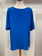 Marc Cain top blouson shirt maat 4 L 40 blauw kobaltblauw, Ophalen of Verzenden, Zo goed als nieuw, Maat 38/40 (M), Blauw
