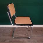 6x Thonet stijl Cesca Breuer buisframe webbing stoel zwart, Huis en Inrichting, Zwart, Bauhaus design Japandi Scandinavisch, Ophalen of Verzenden