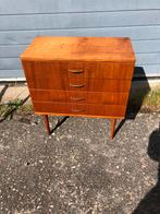 Ladekast teak vintage retro jaren 50-60 midcentury €165, Huis en Inrichting, Kasten | Ladekasten, 50 tot 100 cm, Minder dan 100 cm