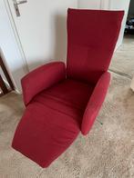 Montel Relax Fauteuil met Voetenbank, Ophalen, Gebruikt, Stof, 75 tot 100 cm