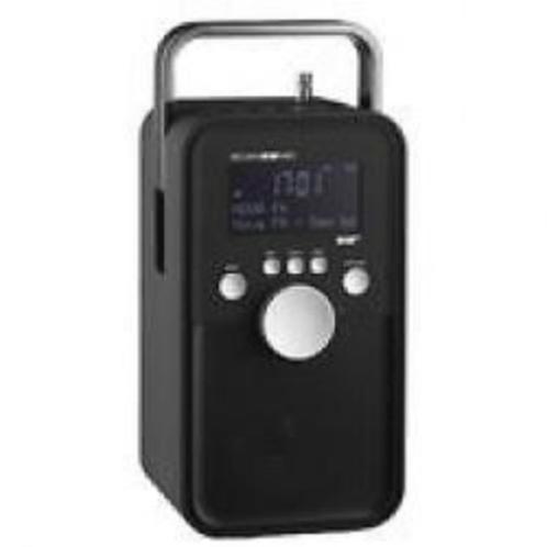 Scansonic PA-3600 zwart FM/DAB+ portable radio, Audio, Tv en Foto, Radio's, Nieuw, Verzenden