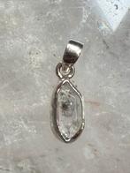 Herkimer diamant hanger beschermt hoge trilling uniek power, Ophalen of Verzenden, Nieuw, Zilver, Met edelsteen