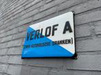 VERLOF A emaille reclamebord, Ophalen, Reclamebord, Gebruikt, .