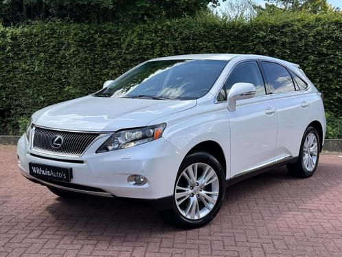 Lexus RX 450h Pearl-white/Zwart leder LED Youngtimer, Auto's, Lexus, Bedrijf, Te koop, RX(-H), 4x4, ABS, Achteruitrijcamera, Airbags