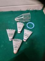 badminton shuttels vier stuks, Ophalen of Verzenden, 'T Olde Gre-j, Info@toldegrej.nl, Endepoelstraat 20f Didam