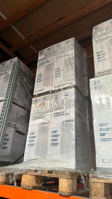 Partij nieuwe mobiele Airco te koop met verpakkings schade beschikbaar voor biedingen