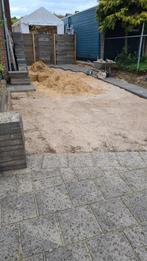 Zand, zand, zand (gratis) geel, terras, ophoog, Tuin en Terras, Zand, Ophoogzand, Ophalen of Verzenden, Zo goed als nieuw