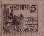 Spanje 1946 Postzegel - Ruiter te Paard, Ophalen of Verzenden, Gestempeld, Overige thema's
