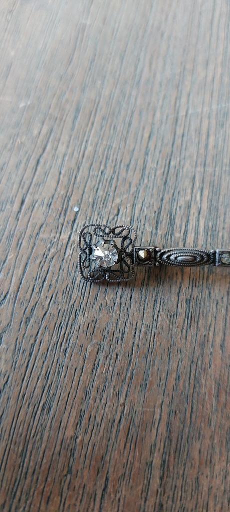 Vintage Haarspeld met Strass, Sieraden, Tassen en Uiterlijk, Uiterlijk | Haarverzorging, Gebruikt, Haarspeld, Ophalen of Verzenden