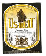 Bieretiket Buorren Bier - De  Friese Bierbrouwerij, Verzamelen, Ophalen of Verzenden, Gebruikt, Overige typen, Overige merken