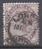 perf 0101 engeland UK 1881 65 II perfin, Verzenden, Gestempeld