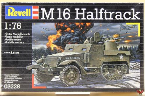 Revell 1/76 M16 Halftrack (oud Matchbox), Hobby en Vrije tijd, Modelbouw | Auto's en Voertuigen, Zo goed als nieuw, Truck, 1:50 of kleiner