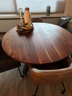 Eettafel rond, Huis en Inrichting, Complete eetkamers, Ophalen, Gebruikt, 4 tot 6 stoelen