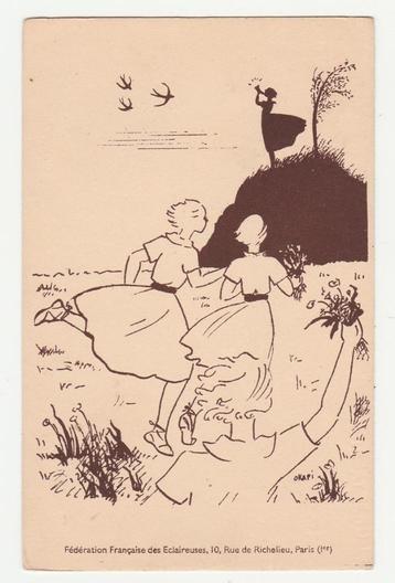 Scouting.  Illustrateurs.   Okapi.  Padvindsters. beschikbaar voor biedingen