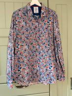 A Fish Named Fred XXL overhemd lange mouw all-over print, Blauw, Ophalen of Verzenden, Zo goed als nieuw, Overige halswijdtes