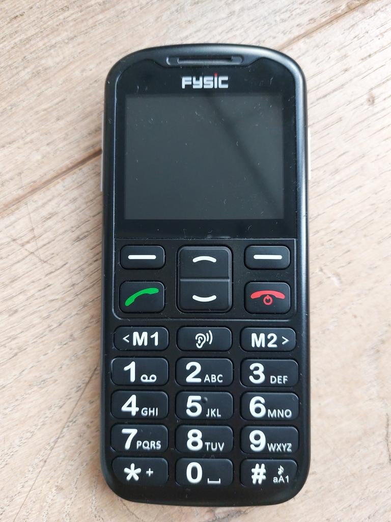 Fysic Senioren Telefoon met SOS Knop - Eenvoudig!, 3 tot 6 megapixel, Ophalen of Verzenden, Zo goed als nieuw, Klassiek of Candybar