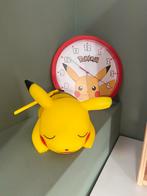 Pikachu klok en nachtlampje, Ophalen, Zo goed als nieuw, Lamp