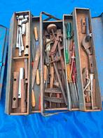 Te koop 3 gereedschapskisten met gereedschap, Antiek en Kunst, Antiek | Gereedschap en Instrumenten, Ophalen
