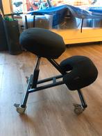 Ergonomische bureaustoel - Kniestoel, Ophalen, Gebruikt, Zwart, Bureaukruk