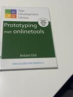 Prototyping met onlinetools - Antoni Dol, Boeken, Ophalen of Verzenden, Zo goed als nieuw, Internet of Webdesign