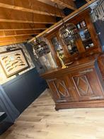 Antieke barset toog luifelbar mancave cafe kroeg bar bruine, Ophalen of Verzenden, Zo goed als nieuw