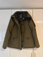 Canada Goose Montebello Parka - Maat L - Legergroen, Kleding | Dames, Jassen | Winter, Ophalen of Verzenden, Zo goed als nieuw