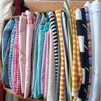 Ruit en streep stof lappen., Ophalen, Overige kleuren, 120 cm of meer, Zo goed als nieuw