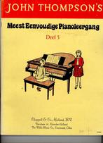 John Thompson deel 3, Les of Cursus, Ophalen of Verzenden, Zo goed als nieuw, Piano