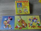 Set van 3 kinderlegpuzzels Donald Duck. Afmeting: 17 x 17 cm, 10 tot 50 stukjes, Gebruikt, 6 maanden tot 2 jaar, Ophalen