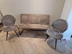 Eetkamerstoelen en bankje, Huis en Inrichting, Stoelen, Ophalen, Gebruikt, Twee, Overige kleuren
